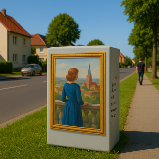 Hintergrund Anwendungsbeispiel - Kunst im öffentlichen Raum