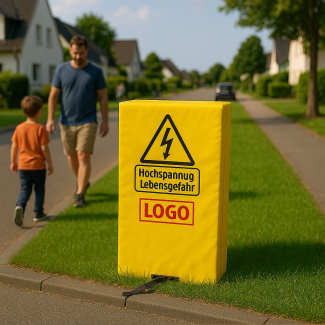 Hintergrund Anwendungsbeispiel - Schutzhaube für Stromkästen & Verteiler